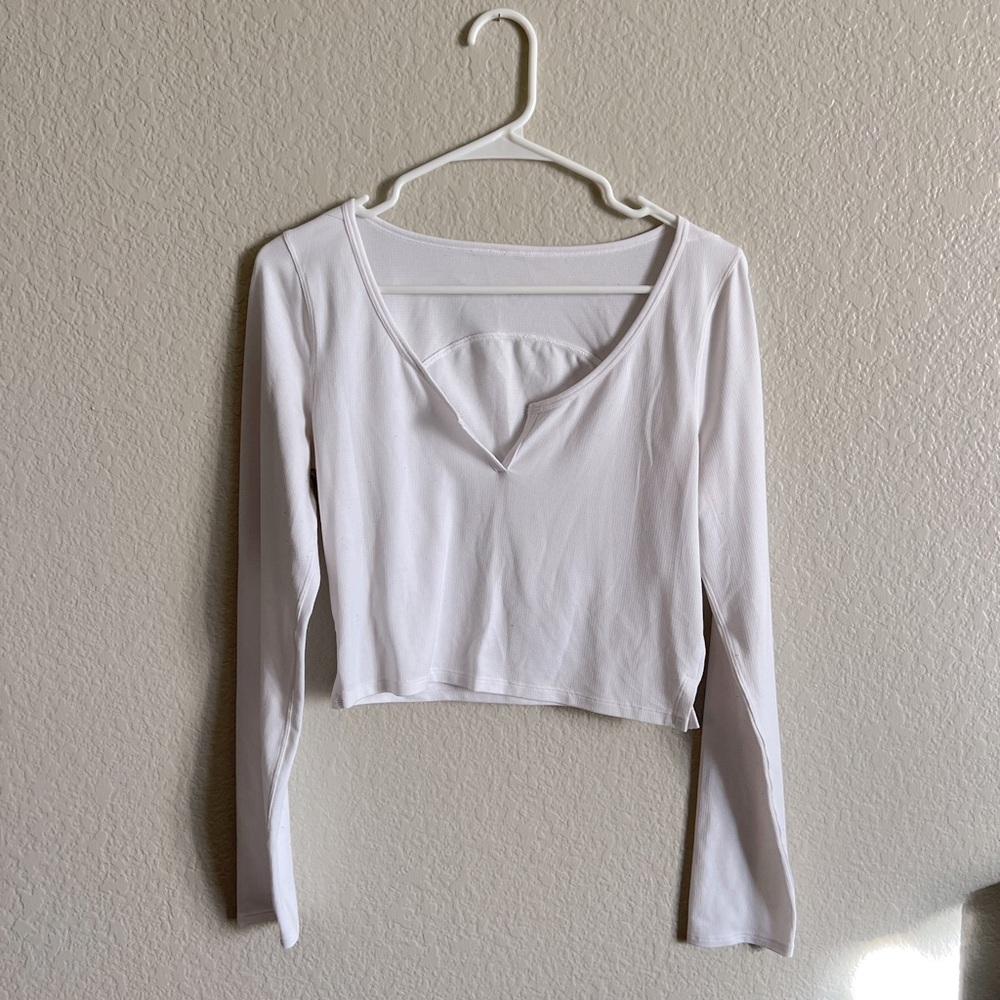 Lululemon White Athletic Top